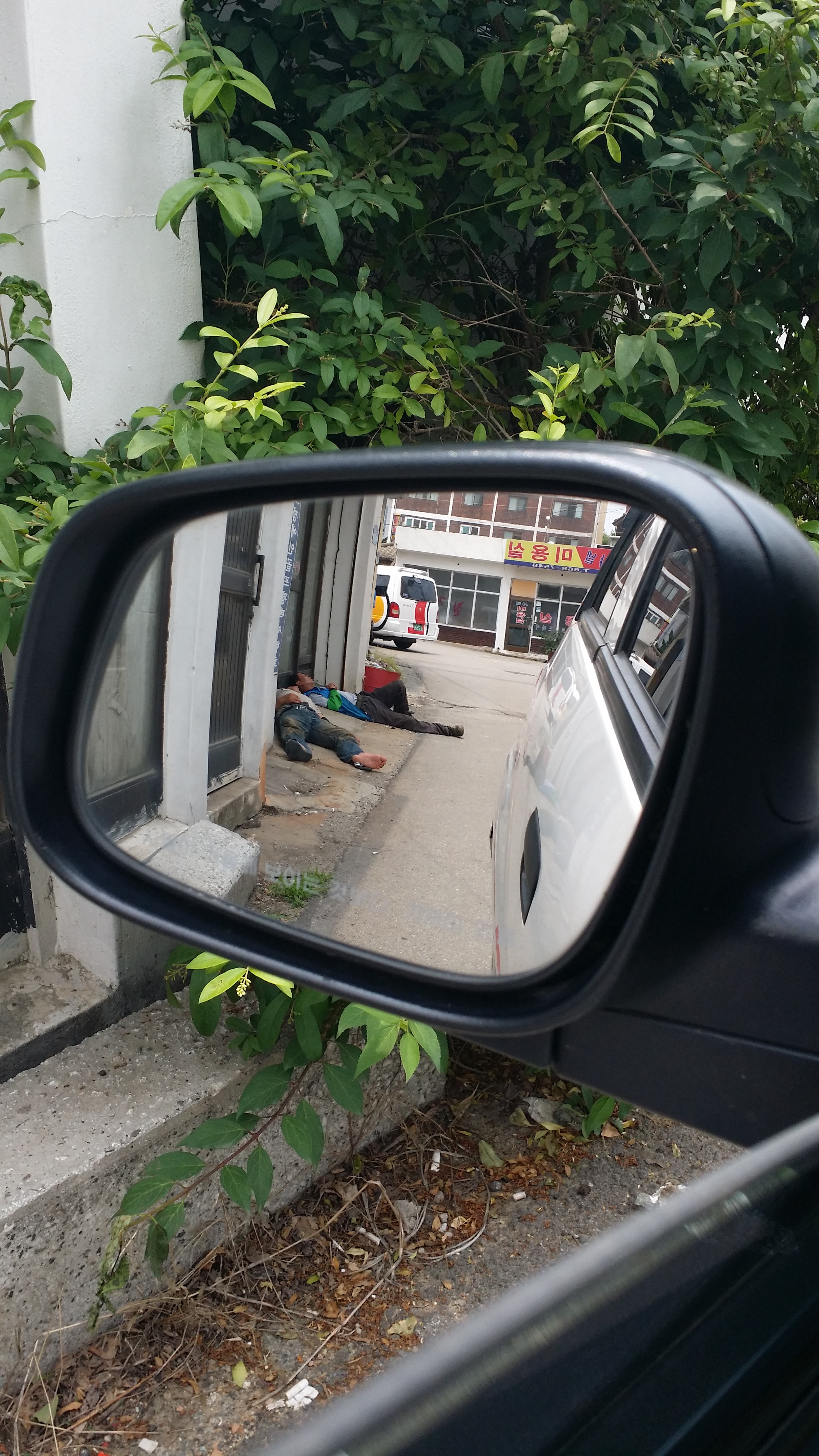 점심에 골목길 지나가다가..