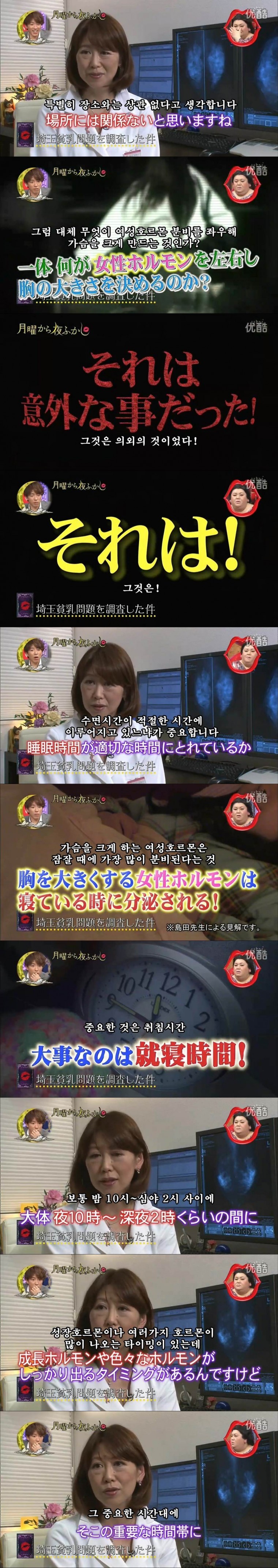 여자들 가슴 커지는법