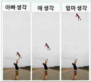 같은 행동 다른 생각