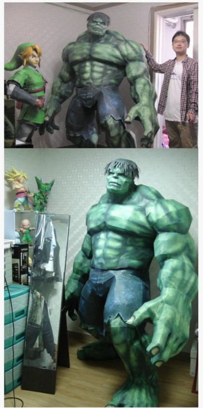 종이로 만든 작품