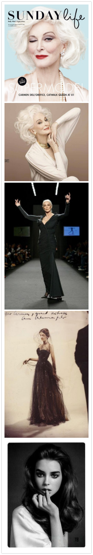 최고령 런웨이 모델