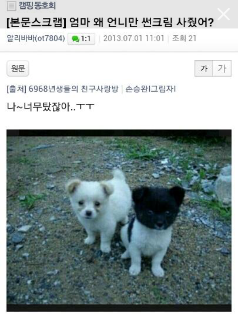 엄마 미워 으헹 ㅠㅜ