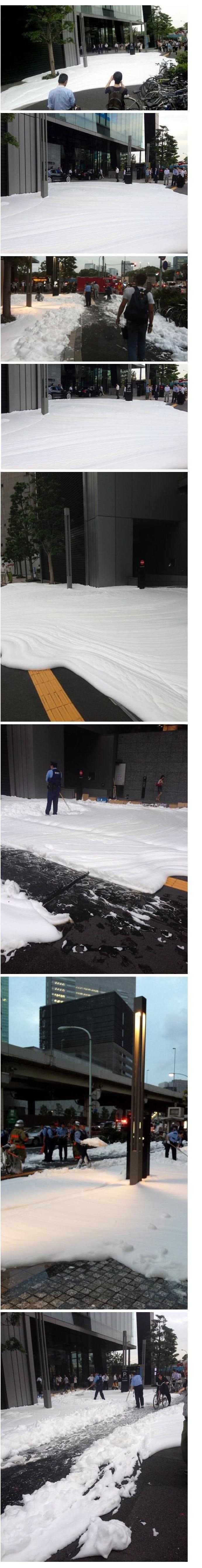 세제 40kg을 하수구에 부으면 어떻게 될까