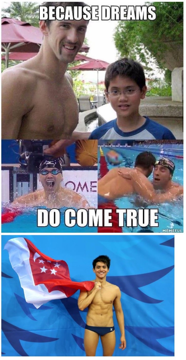 자신의 우상을 이긴 싱가포르 선수