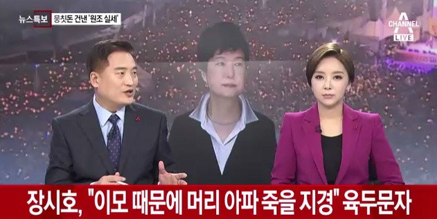 장시호, 최순실 테블릿 보도되자 이모에게 욕설해