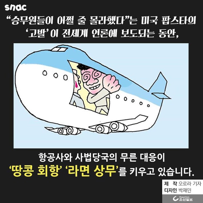대한항공 기내 난동 "