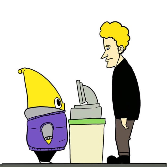 편의점에서 외국인 웃긴 만화