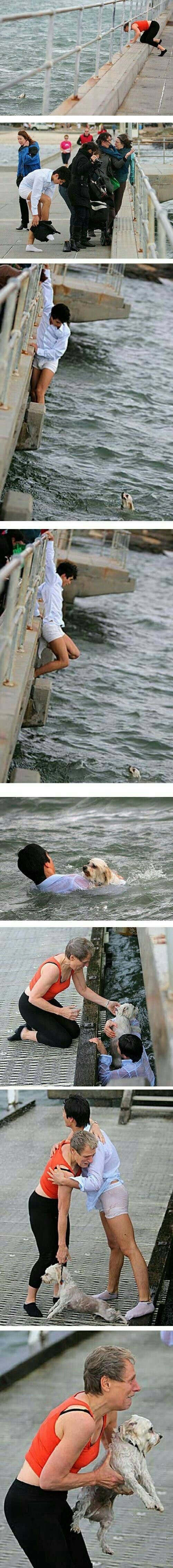 어느 상남자의 훈훈한 모습