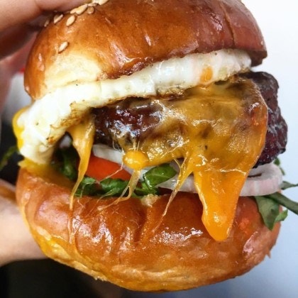 박스째로 파는 햄버거