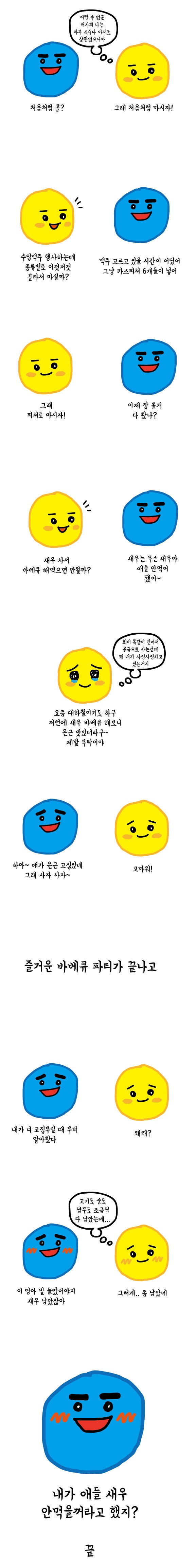 배려심 부족한 사람이랑 장보면 생기는 일