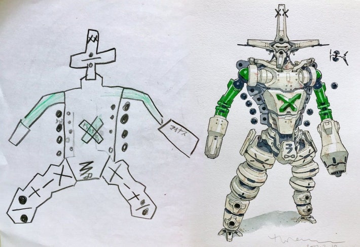 아들 그림을 승화시켜주는 아빠