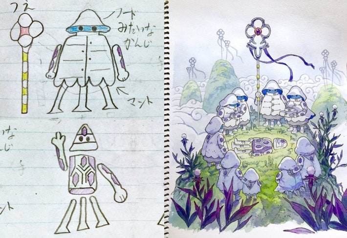 아들 그림을 승화시켜주는 아빠