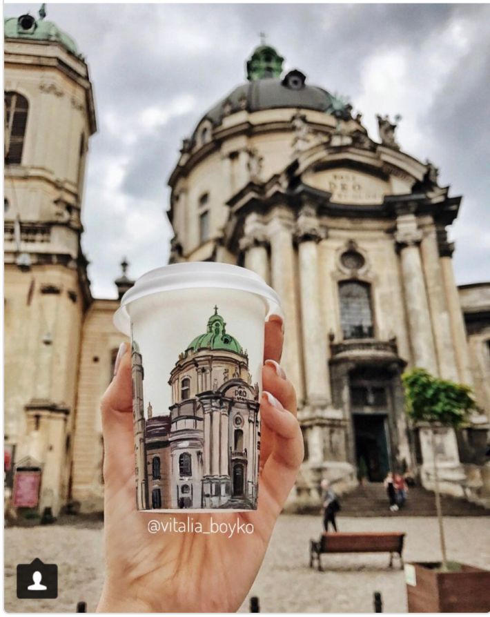 종이컵 그림 예술