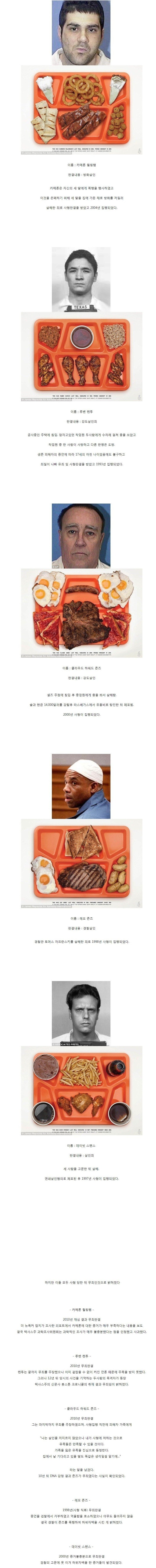 사형수들의 마지막식사 최신판